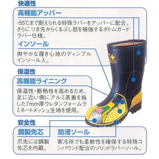 冷凍庫用安全長靴 ライトセーフティーワークス LSW−01 弘進ゴム