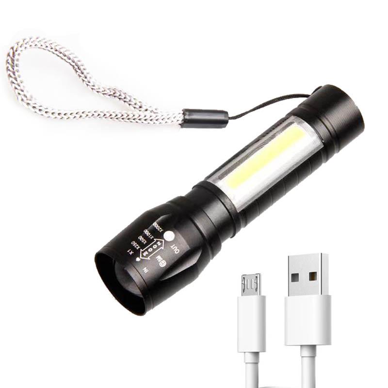 LED 懐中電灯 USB充電式 コンパクト 防水 強力 小型 ライト COB　防水 強力 小型 ライト COB 作業用　jd-zh057｜kyutou01｜08