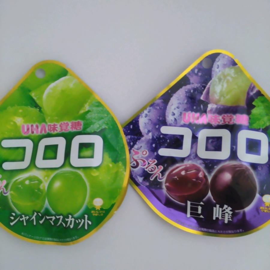 UHA味覚糖コロロ グミ 巨峰 シャインマスカット メール便送料無料