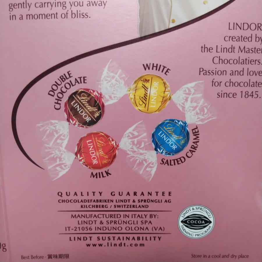 LINDOR リンツ リンドール チョコレート アソート 約600g ピンク LINDOR リンツ リンドール チョコレート アソート 約600g ピンク