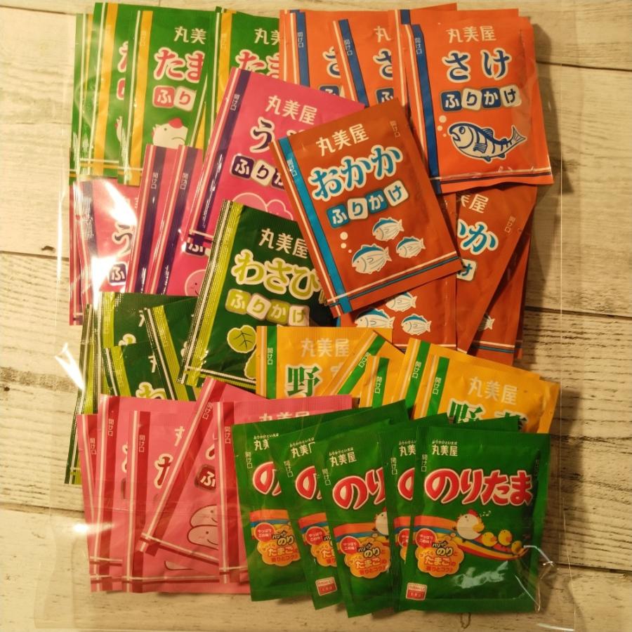 丸美屋 のりたま＆ ふりかけ7種類(鮭、梅、たらこ、おかか、玉子、野菜