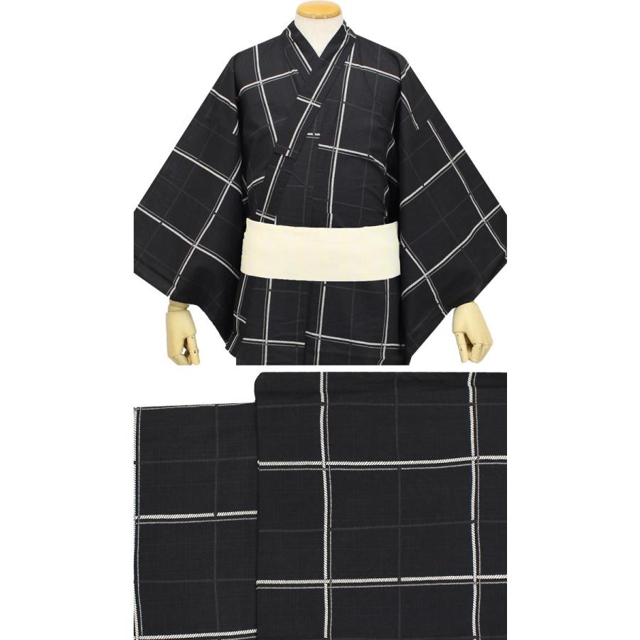 浴衣 メンズ 和達人 単品 10タイプ 3サイズ 黒 紺 白 茶ブランド m l