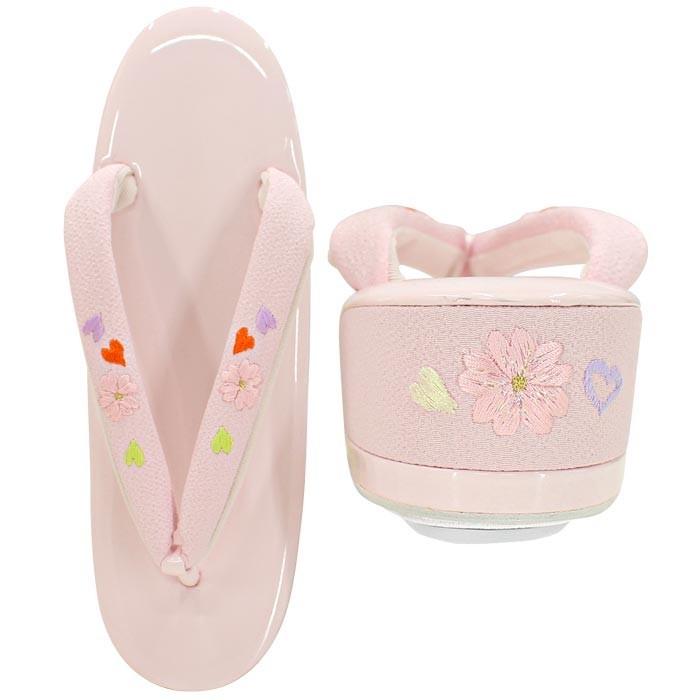 振袖　フルセット　成人式　卒業式　ピンク　花柄　桜　草履　バッグ 在庫処分】振袖 草履バッグセット 華三華 成人式 ピンク 桜柄 ハート