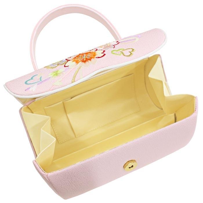 在庫処分】振袖 草履バッグセット 華三華 成人式 ピンク 桜柄 ハート