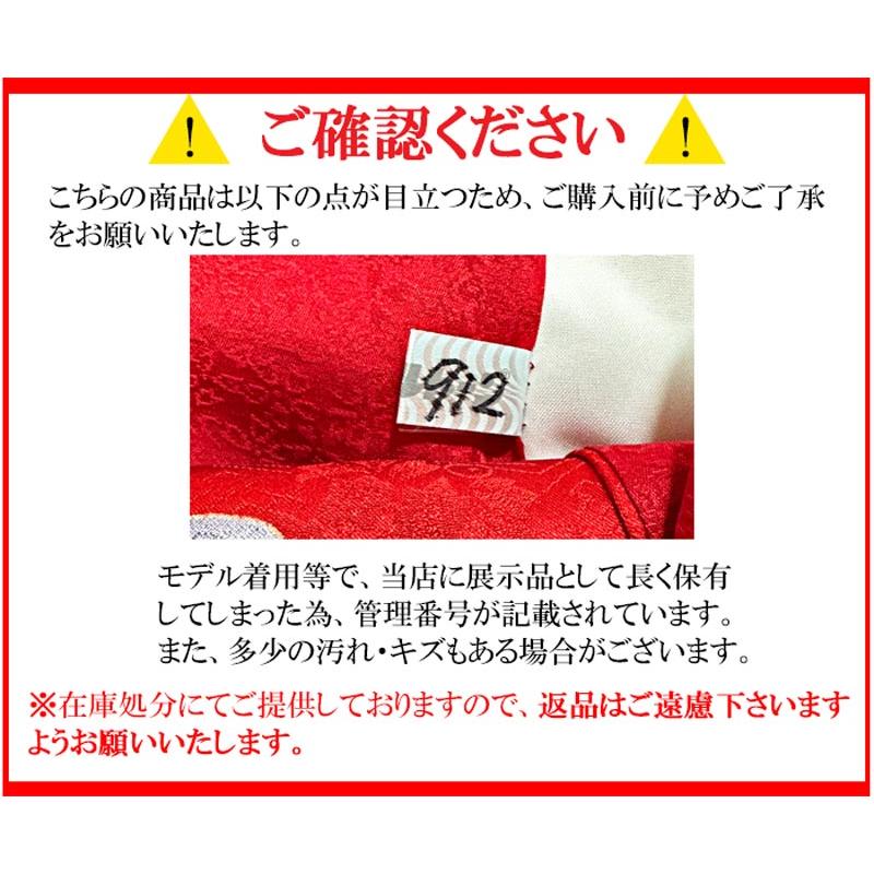 訳あり】振袖 仕立て上がり 単品 正絹 胴裏 八掛付 赤色系 成人式 古典