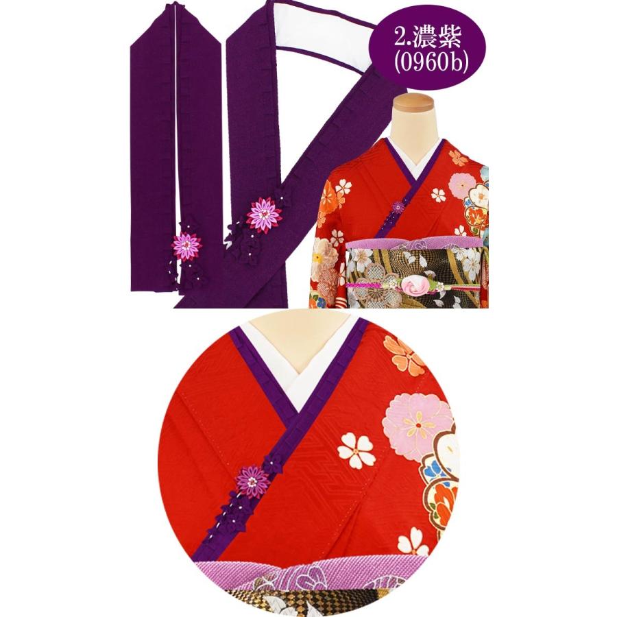 411z23,409y6,小物,半衿,411u1長襦袢,406v17振袖 重ね衿 楽天市場】【3,980円以上で送料無料】【三重重ね衿】 重ね衿