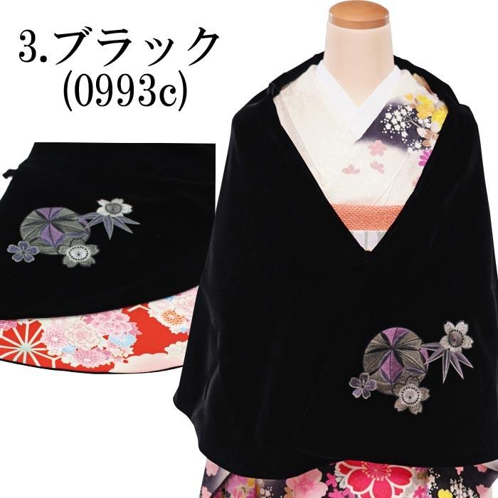 IKKOベルベットショール 刺繍入り 花柄裏地 振袖ブランド 紫 赤 IKKOベルベットショール 刺繍入り 花柄裏地 振袖ブランド 紫 赤