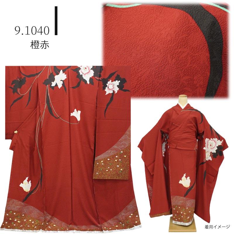 在庫処分】振袖 販売 未仕立て 着物 絵羽柄 B級品 蔵出し特価品 仮絵羽