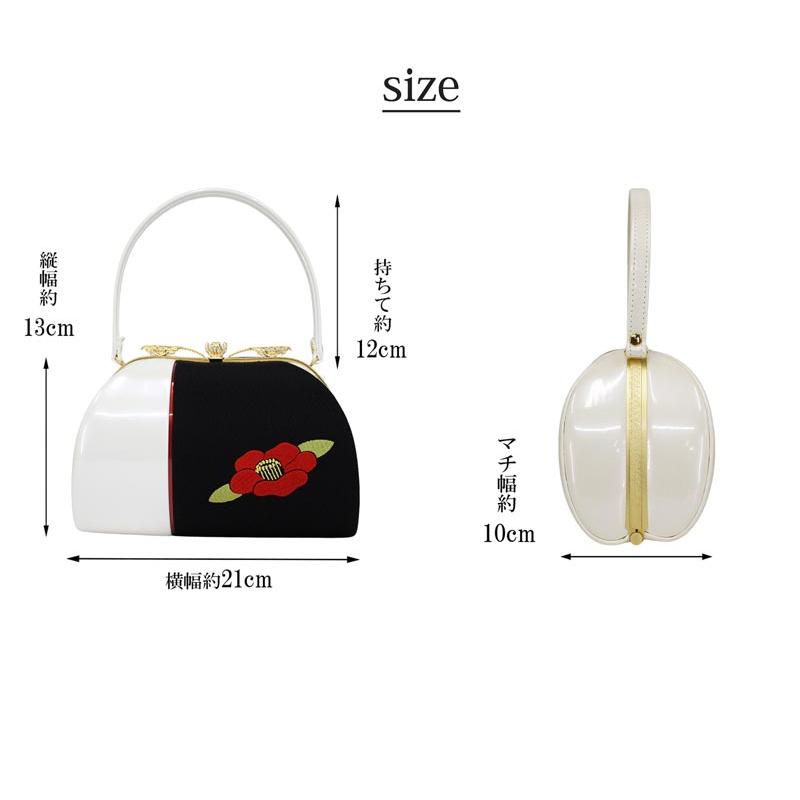 ほぼ未使用 西陣織 正絹 椿 花柄 和柄 振袖 着物 和装用バッグ Amazon.co.jp: ほぼ 西陣織 正絹 椿 花柄 和柄 振袖 着物 和装用