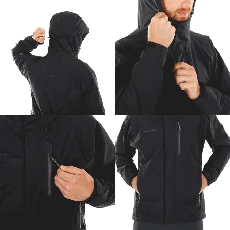 【美品】黒ロゴ　MAMMUT AYAKO PRO アジアL マムート Ayako pro Hooded Jacket GORE-TEX