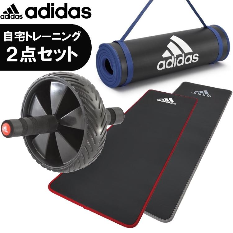 adidas（アディダス） トレーニングマット 腹筋ローラー アブホイール