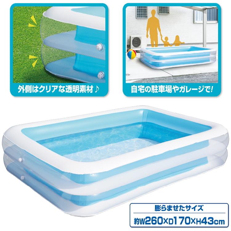 爆買 プール ビニールプール 子供 子供用 家庭用 大型 WIDE ファミリー