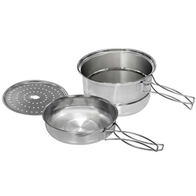 アウトドア クッカーセット ステンレス ソロキャンプ キャンプ