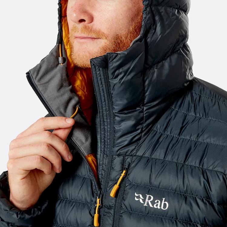 Rab ラブ ダウンジャケット Men's Microlight Alpine Down Jacket メンズ マイクロライト アルパイン ダウンジャケット 登山 トレッキング QDB-12｜kyuzo-outdoor｜13