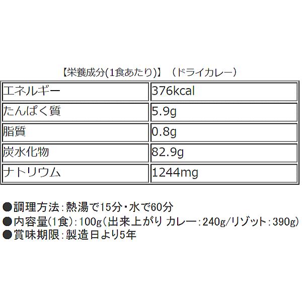SATAKE サタケ ドライカレー100g 携行食|kyuzo-outdoor|04