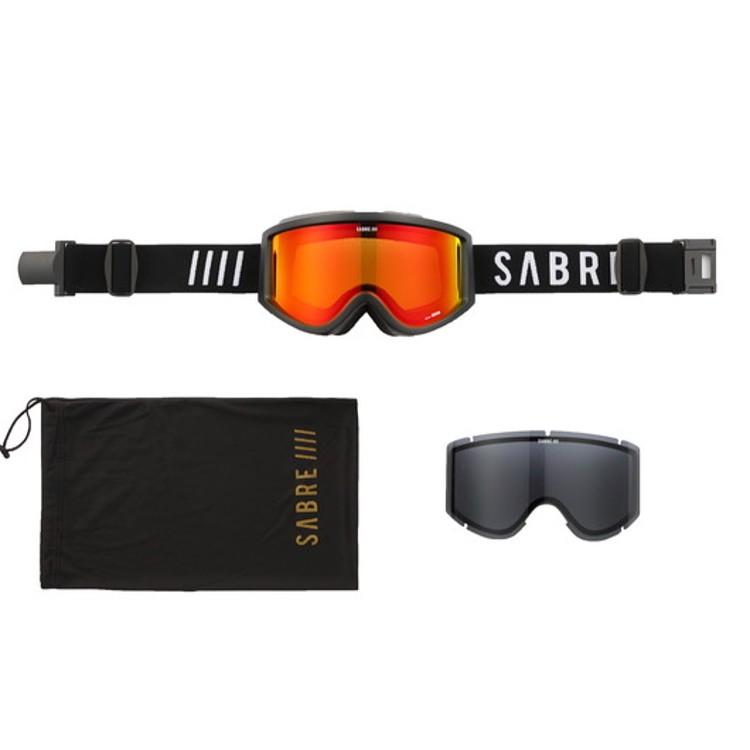 Y*o様 新品　セイバー　SABRE ゴーグル　スキー　スノーボード　bmx ヨ SABRE セイバー ゴーグル ACID RIDER MT BLACK/LOGO スノーボード