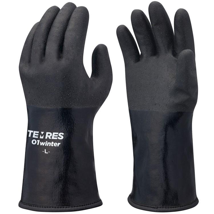 テムレス防寒手袋 テムレス 黒 テムレス手袋 ブラック TEMRES 01winter