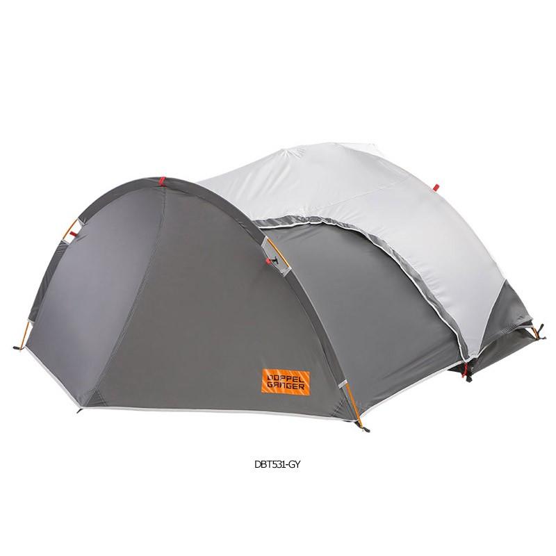 Doppelganger バイクツーリングテント1 Dbt531 Gy 一人用テント キャンツー コンパクト ソロテント Ac Be 自転車の九蔵 通販 Yahoo ショッピング