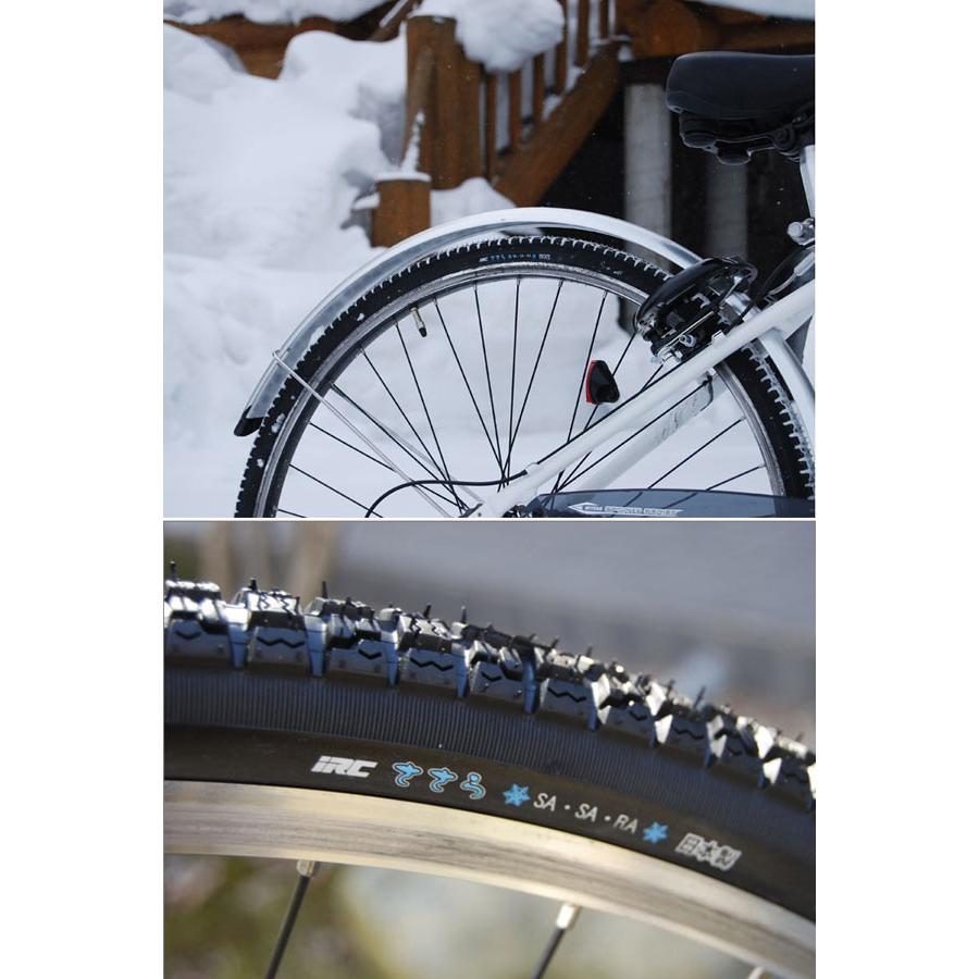 IRC 井上ゴム 自転車専用 スノータイヤ 冬用タイヤ ささら 26インチ 1