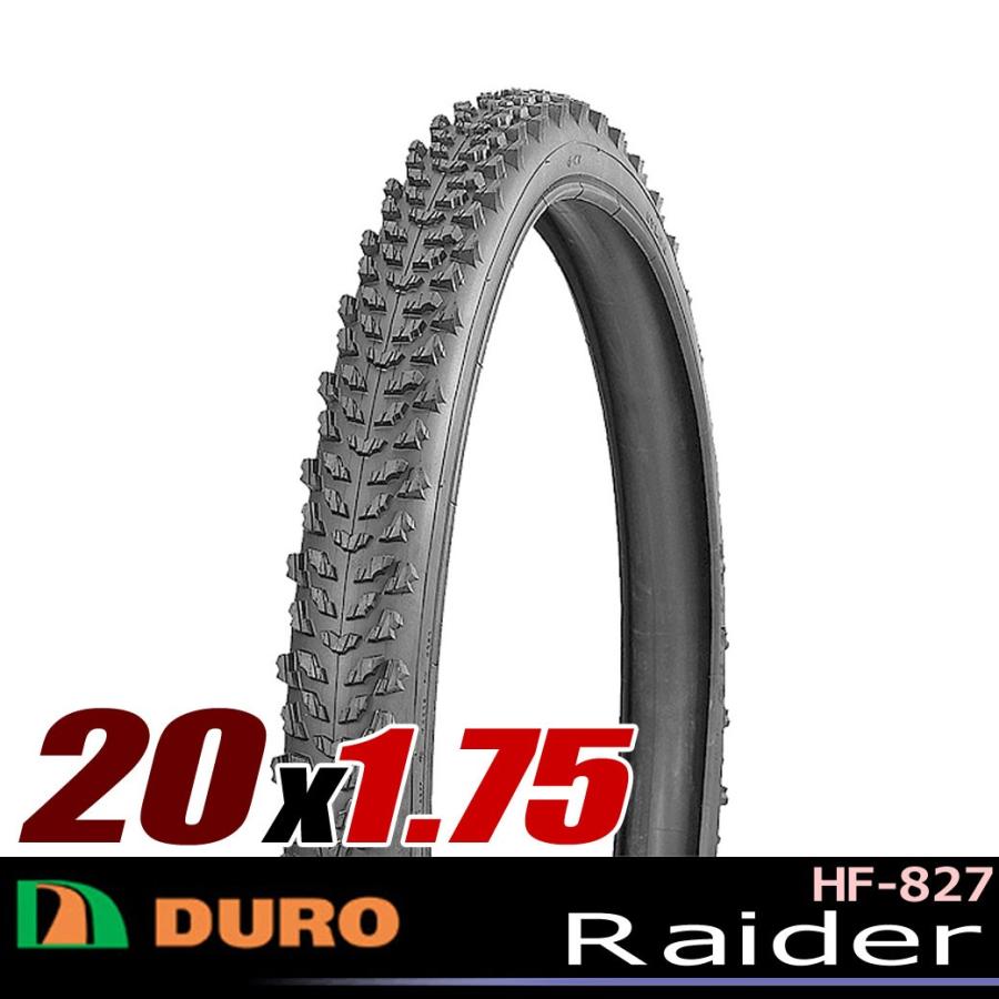 DURO 決算処分 HF-827 Raider ブラック 20×1.75 自転車 タイヤ DURO 決算処分 HF-827 Raider ブラック 20×1.75 自転車 タイヤ