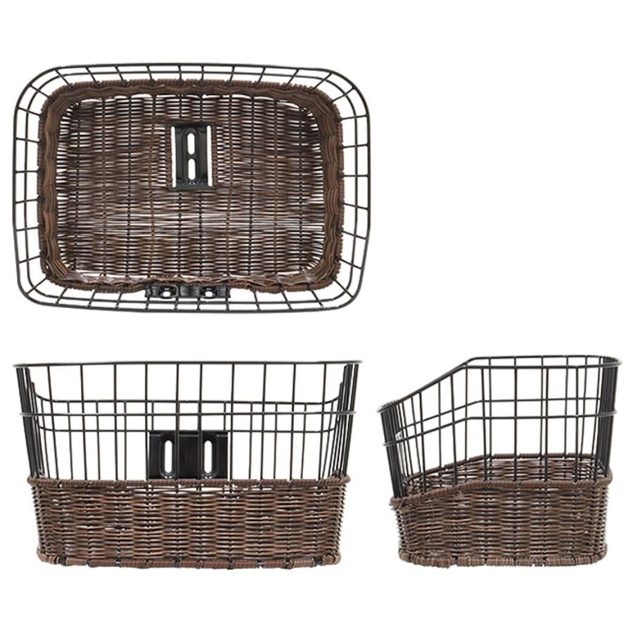 PALMY PALMY ATB籐風バスケット TB-65-1 ブラック/MIX ブラウン