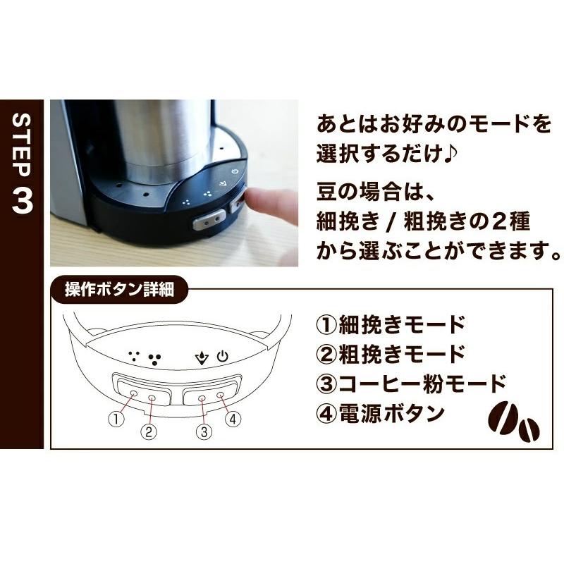 THANKO サンコー S-TCM21S 全自動 コーヒー メーカー ミル付き 2段階