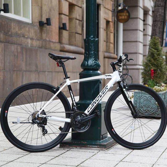 CANOVER クロスバイク 700C 21段 変速 付き 自転車 本体 カノーバー