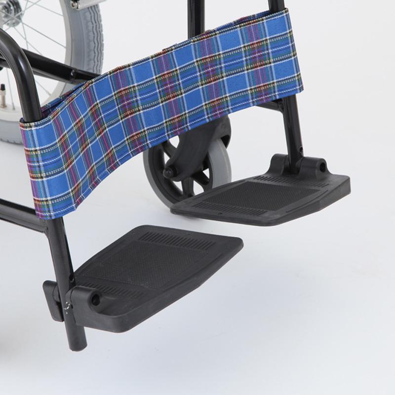 美和商事 MIWA 軽量コンパクト車椅子 Happy to be チェック柄 MIWA MW-16AN 車椅子 車いす 車イス 16インチ 軽量 コンパクト