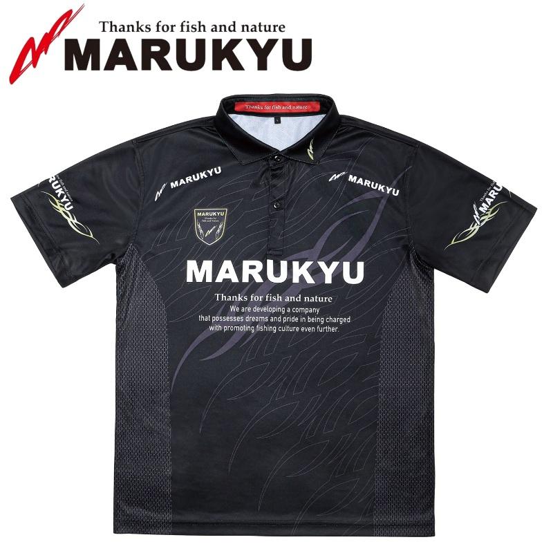 マルキュー（MARUKYU） ドライポロシャツ TR-01 (半袖) 3L 4L ブラック