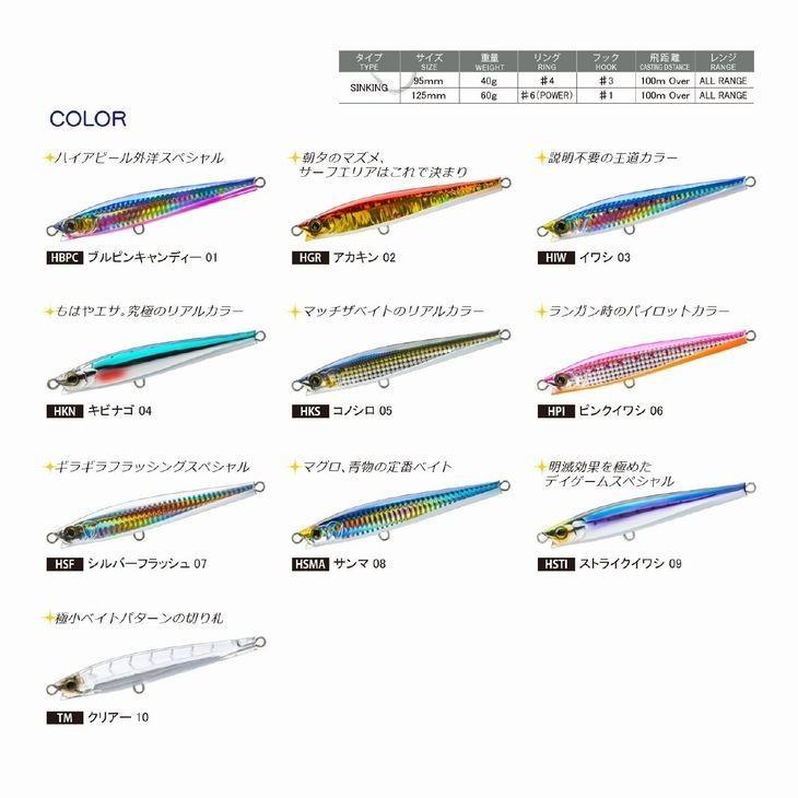 DUEL ハードコア モンスターショット S 110 50g 追加サイズ DUEL ハードコア モンスターショット S 110 50g 追加サイズ