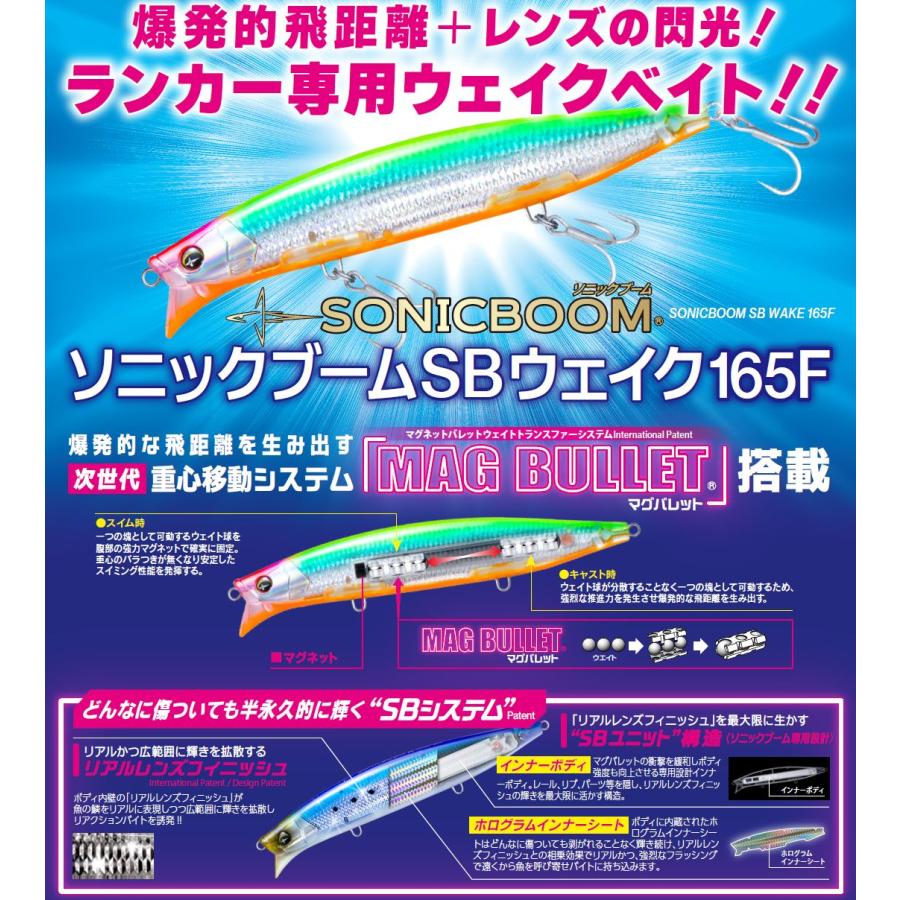 HARDCORE DUEL ソニックブーム SBウェイク 165F 48g F1281