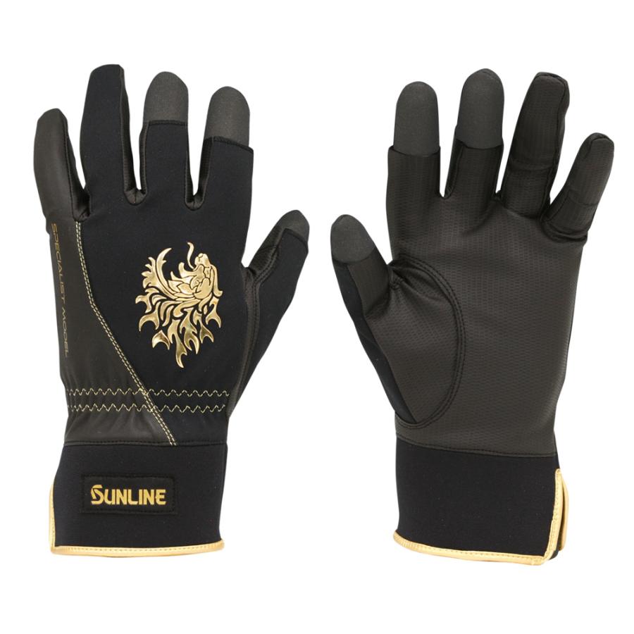 サンライン（SUNLINE） M L LL 3L スペシャリスト防風グローブ 3本切り