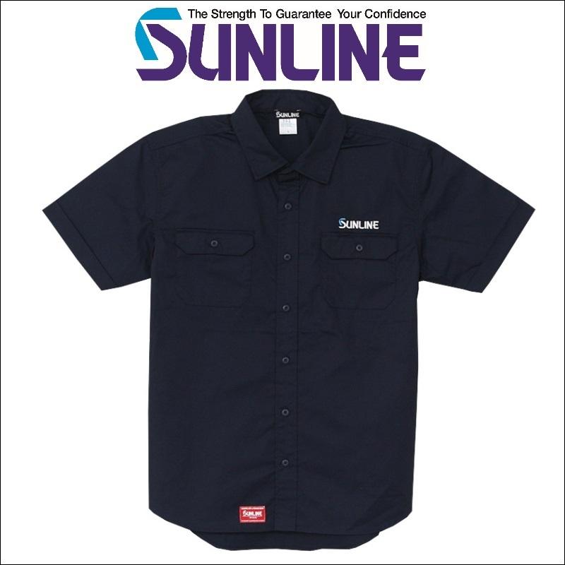 サンライン（SUNLINE） ワークシャツ S M L LL 3L ネイビー モカ