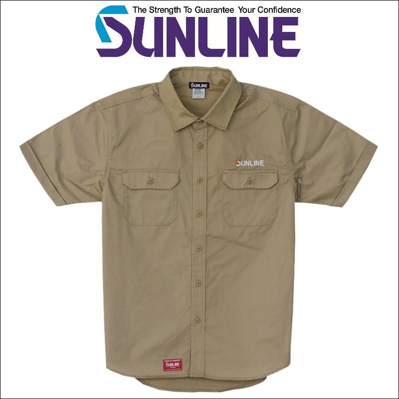 サンライン（SUNLINE） ワークシャツ S M L LL 3L ネイビー モカ