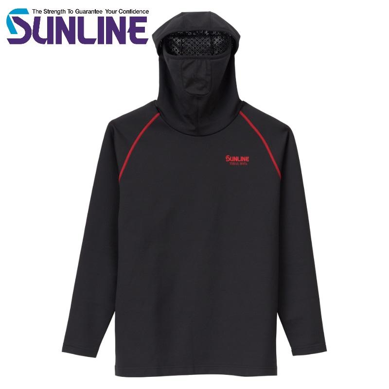 サンライン SUW-04208 TERAX HOTバラクラバアンダーフーディ レッド 3L サンライン（SUNLINE） M L LL 3L TERAX HOT バラクラバアンダー