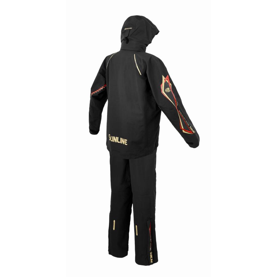 サンライン オールウェザースーツ S M L LL ブラック SUW-25901