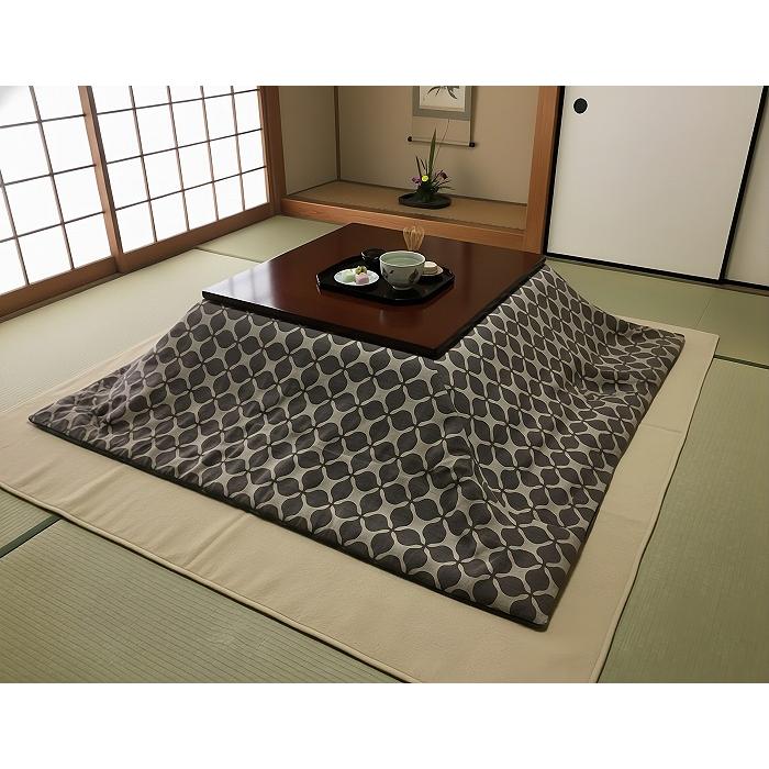 こたつ布団カバー ラッキークロス グレイスブラウン 北欧 茶 200×200cm