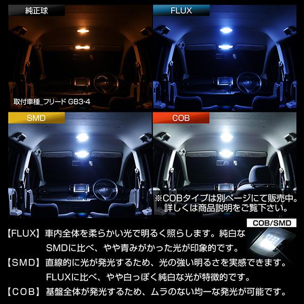 セレナ C25 LED ルームランプ FLUX SMD 選択 6点セット +T10プレゼント｜l-c2｜05