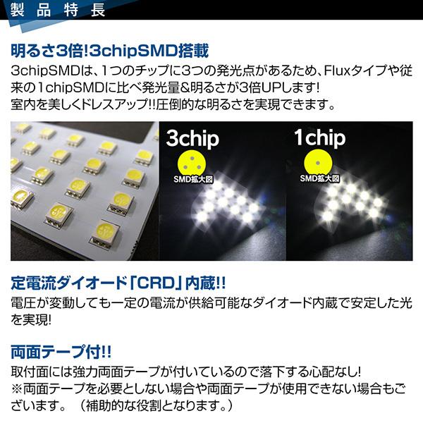 セレナ C25 LED ルームランプ FLUX SMD 選択 6点セット +T10プレゼント｜l-c2｜06