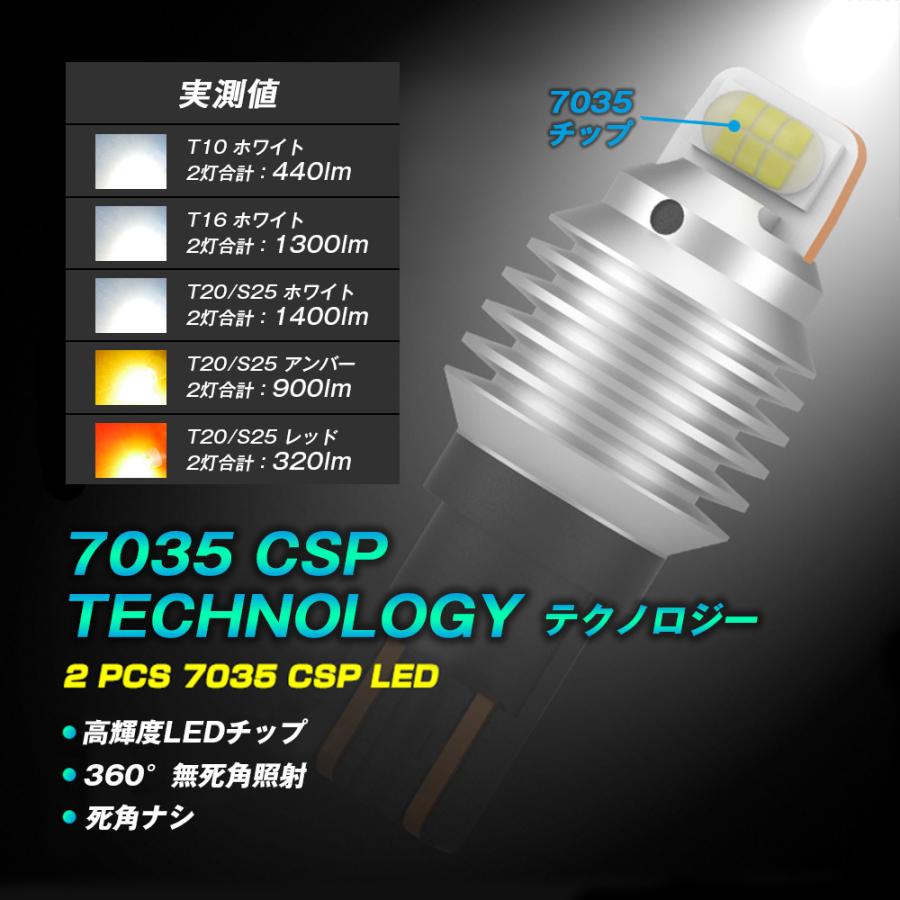 信玄 LED T20 S25 加工無し 取付可 2個セット バルブ選択 ホワイト レッド ブレーキ テール ダブル球｜l-c｜05