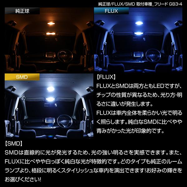 ローレル C35 LED ルームランプ FLUX SMD 選択 3点セット +T10プレゼント｜l-c｜05