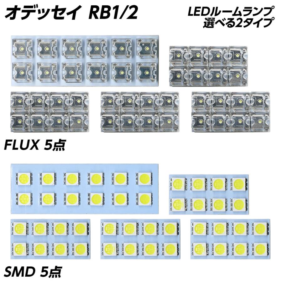 信玄 5%OFF値下げ オデッセイ RB1 2 LED ルームランプ FLUX SMD 選択 5 