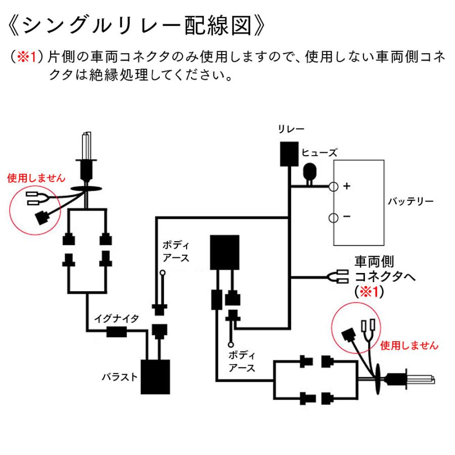 【ポイント10倍!】 リレー HID リレーハーネス 電源安定性強化リレーハーネスキット 【モデル信玄】｜l-c｜08