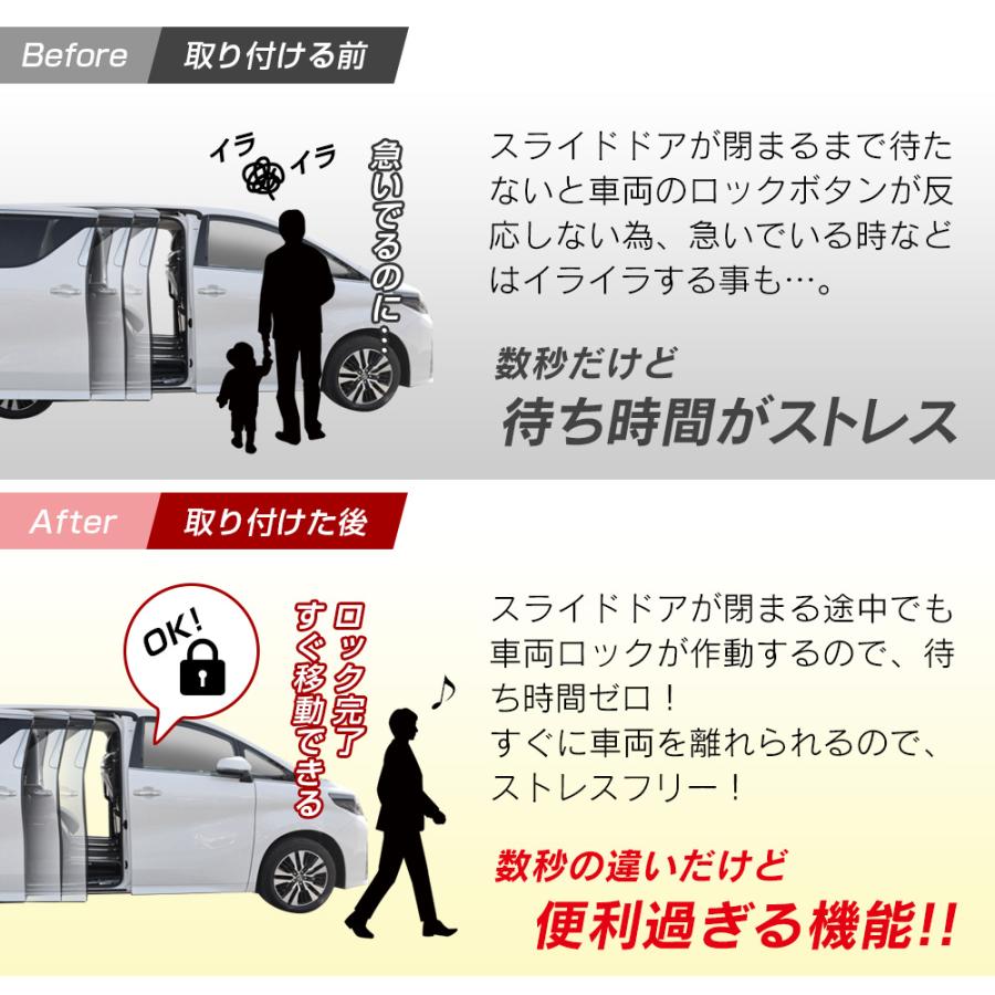 N-BOX JF1 JF2系 H23.12〜H29.7 予約ロックキット スライドドア 便利 汎用 電子パーツ 配線セット 予約ロック 取付説明書付き