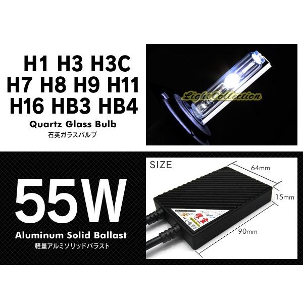 【ポイント10倍!】 HID 信玄 H1 H3 H3C H4 H7 H8 H9 H11 H16 HB3 HB4 55W HID ヘッド フォグ｜l-c｜09