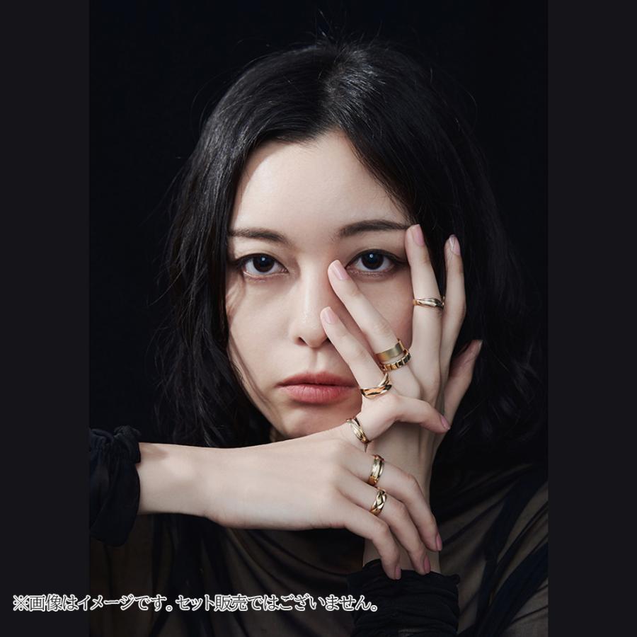 10金 リング 指輪 K10 ゴールド 地金 ゴージャス 太めリング プレゼント メンズ レディース L＆Co.（エルアンドコー）の画像