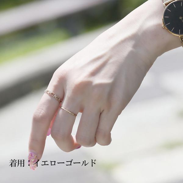 Jewel closet by L&Co. リング レディース ツイスト レイヤード K10 10