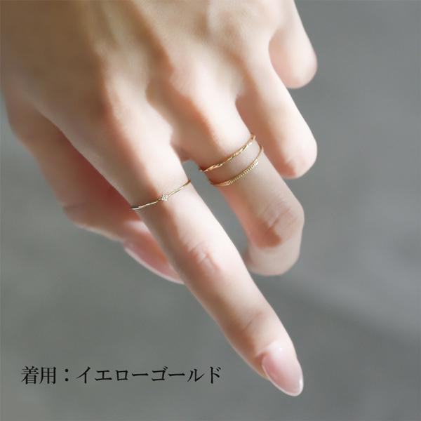 Jewel closet by L&Co. リング レディース ツイスト レイヤード K10 10