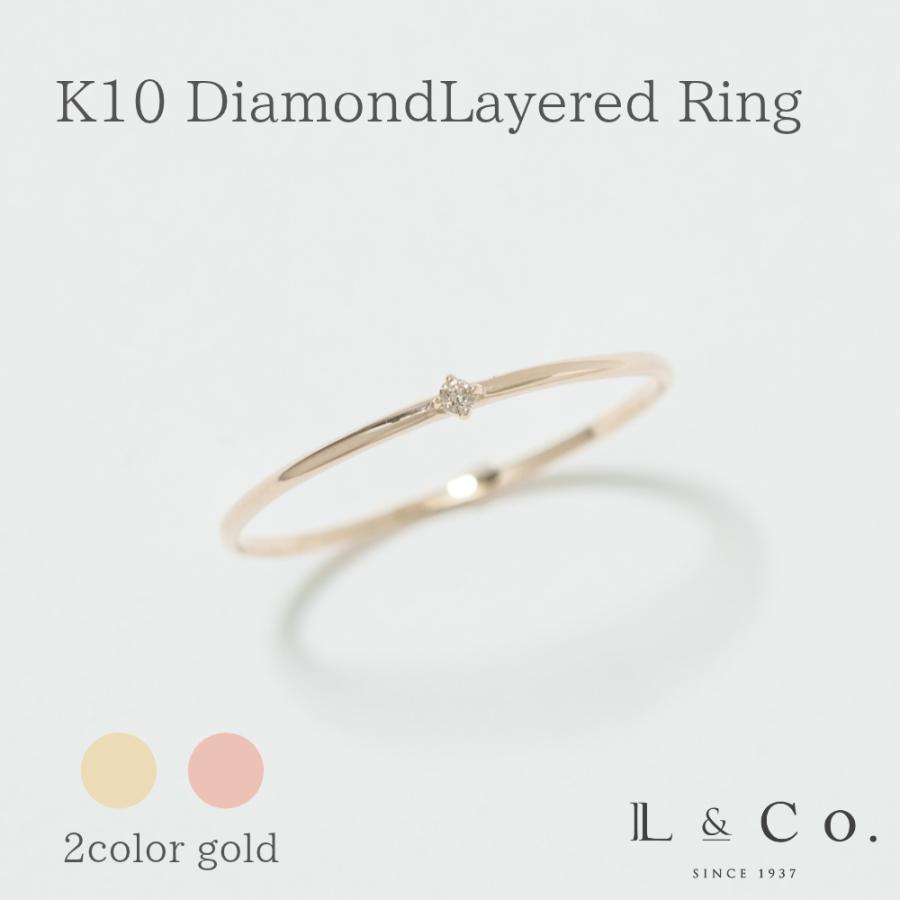 Jewel closet by L&Co. リング レディース ダイヤモンド 0.01カラット