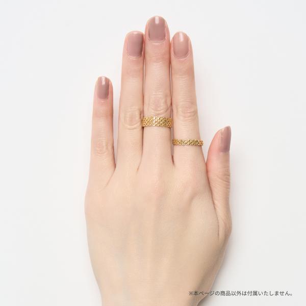 Jewel closet by L&Co. K18 18金 リング ビスマルク チェーンリング 小